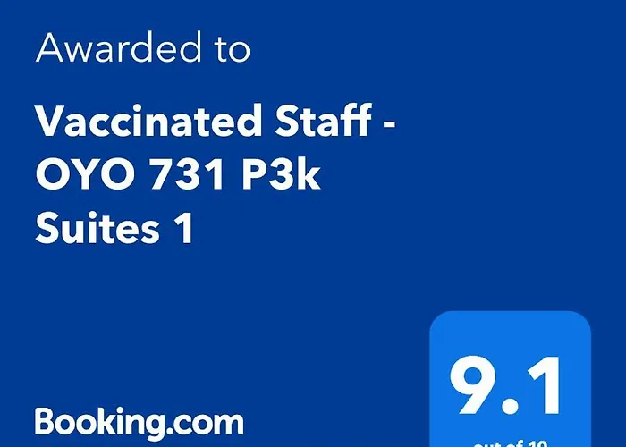 ホテル Vaccinated Staff - Oyo 731 P3k Suites 1